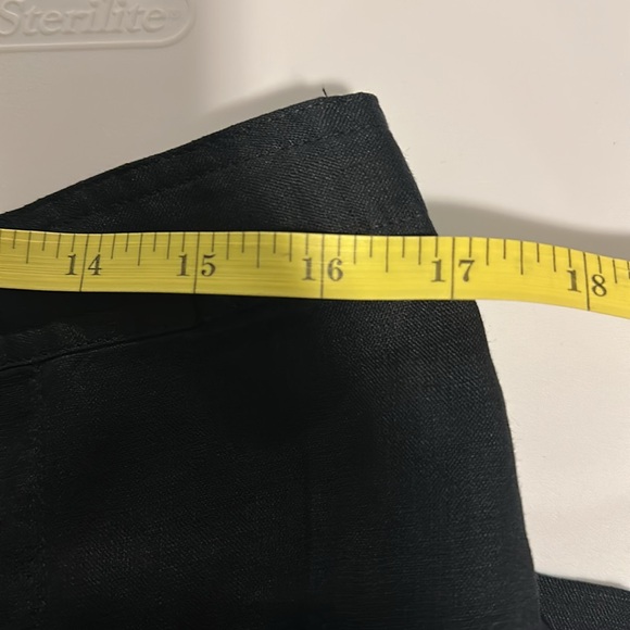 Black linen skirt - Picture 13 of 14